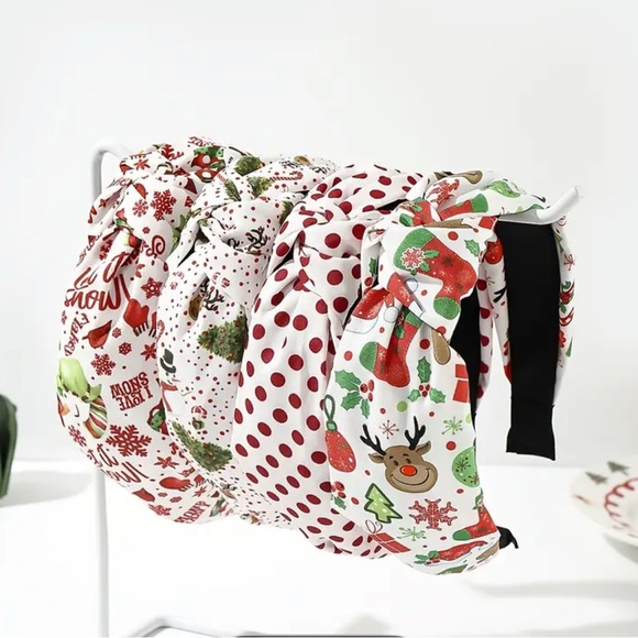 Accessories - Festive Holiday Headbands Set
